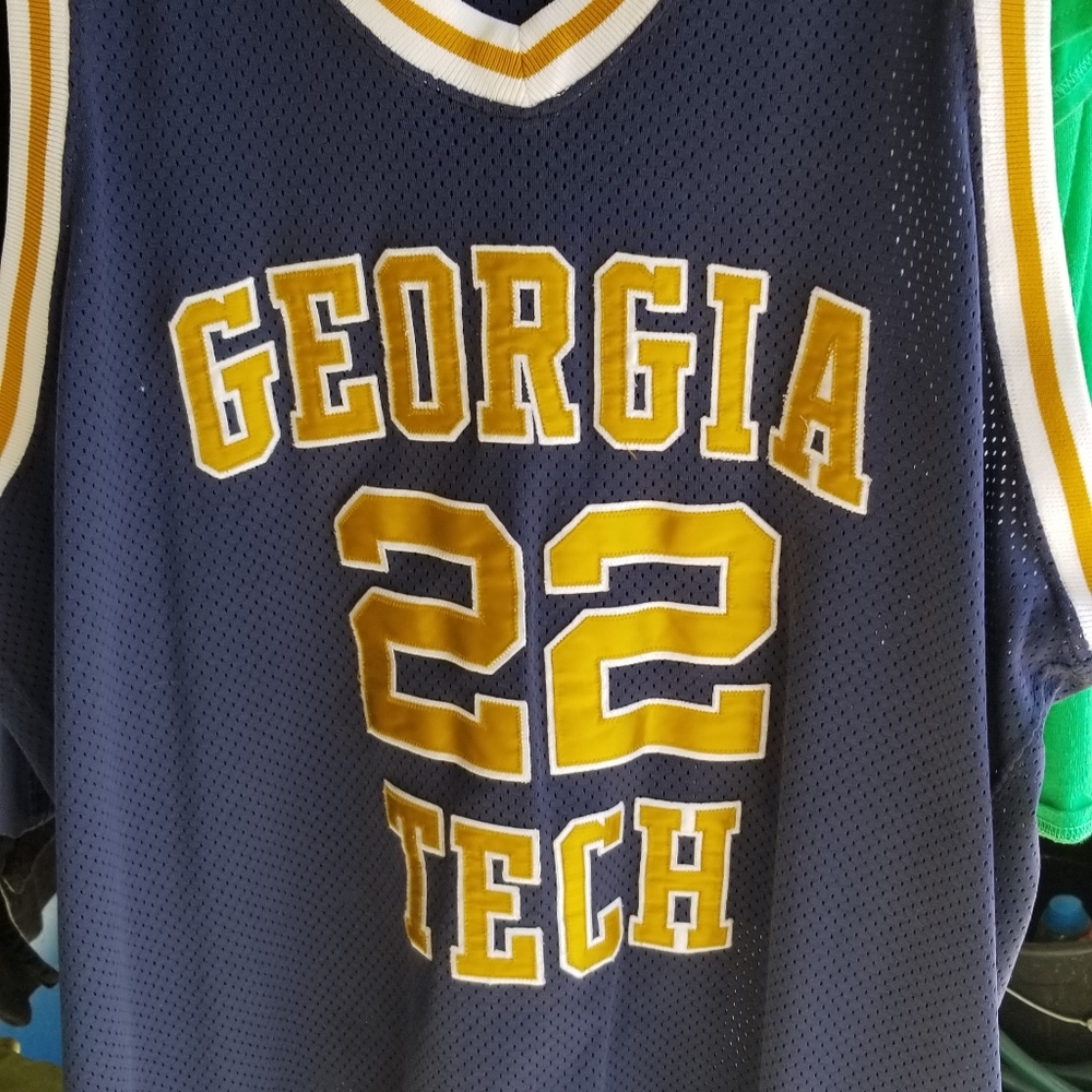 Vintage John Salley Georgia Tech Basketball Jersey